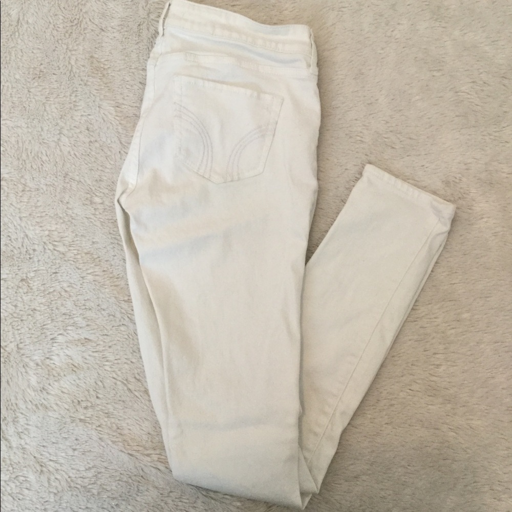 Hollister white denim pants - Picture 3 of 6